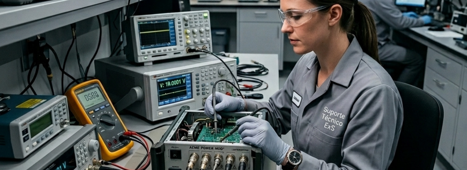 Laboratório de calibração técnica de equipamentos de medição